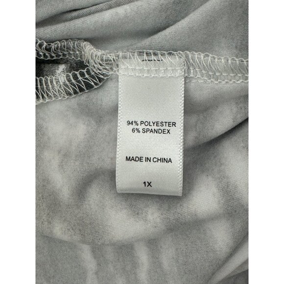 Tye-Dyed Soft Caftan Sleepshirt w/Pockets Nightgown - Picture 6 of 7